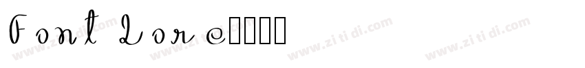 Font Lore字体转换